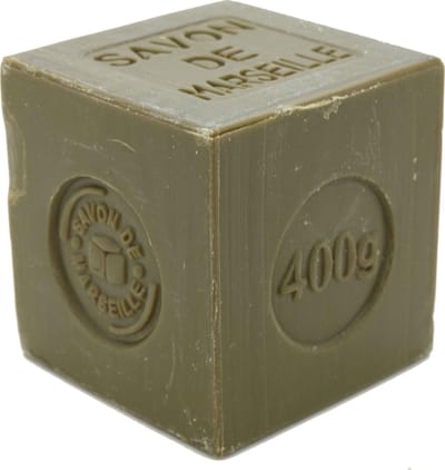 Marseillezeep (Savon de Marseille) - 400 gram plasticvrij verpakt en palmolievrij - vegan - dierproefvrij - zonder chemische toevoegingen
