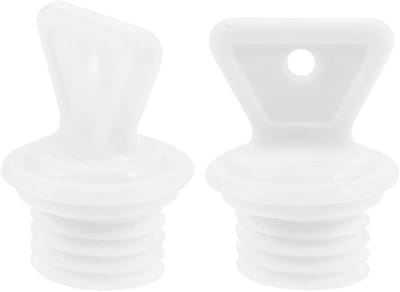 2 Stuks Rubber Stopper voor Warmwaterkruik - Vervangende Sluiting voor Waterfles, Warmwaterzak, Accessoires voor Comfort en Ontspanning