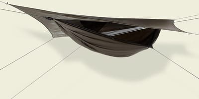 Hennessy Hammock - Explorer Deluxe Zip XL - Hangmat - Bark (Greyish, Brownish Green) - Polyester - Ritssluiting