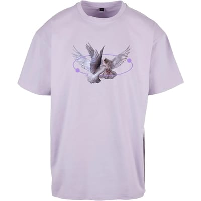 Mister Tee - Vive la Liberte Oversize Heren T-shirt - XS - Pastelpaars