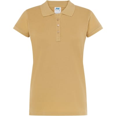 JHK Dames/Dames Regular Poloshirt (Zand)