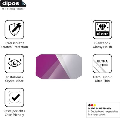 dipos – 2x Beschermfolie geschikt voor VOGE R125S | Krasbestendige & heldere Screenprotector Ultra-Thin