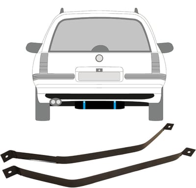 Brandstoftank klemmen voor Opel Omega B 1994-2003