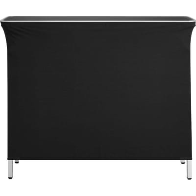 Opvouwbare Draagbare Bartafel, 1100 x 385 x 885 mm, met Draagtas, Opbergrek en Afneembare Rok, Snelle en Eenvoudige Opzet, Opvouwbare Mobiele Bar