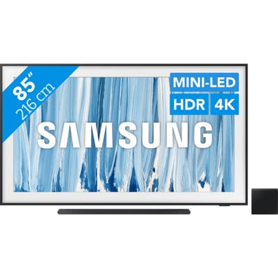 Samsung The Frame Pro 85" (2026) + Samsung HW-S800D Zwart