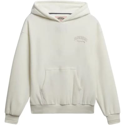 Superdry - Country Club Velour Relaxed Hoodie - Dames - Hoodies