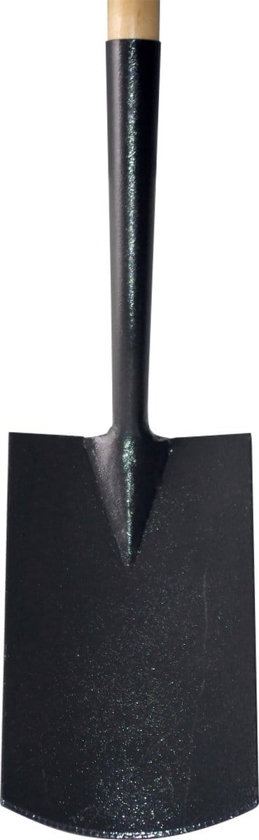 Hendrik Jan - Spade - Lange steelhouder - Steel 75 cm - Essenhout
