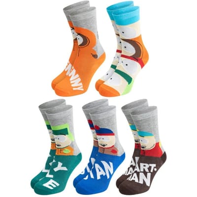 South Park Sokken - South Park - Sokken (Set van 5) - EU 40-45 - voor Mannen - meerkleurig