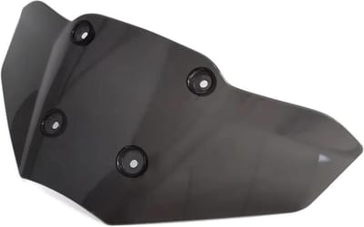 Motorfiets Windscherm - Windscherm Vizier - Comfortabel Rijden - Verstelbare Hoek - 100 cm - Zwart