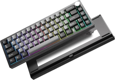 Draadloos Mechanisch Toetsenbord 60% - Aluminium, Hot Swappable, RGB Gaming Toetsenbord voor Mac/Windows/Linux