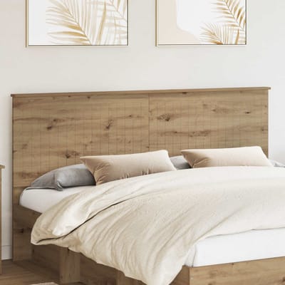 vidaXL Hoofdbord Artisan Eiken Bewerkt hout