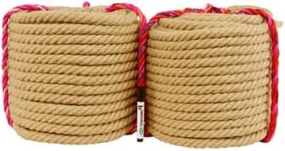 Jute Touw - Hennep Touw - Decoratieve Projecten - Sterk Slijtvast - 50 Meter - Bruin