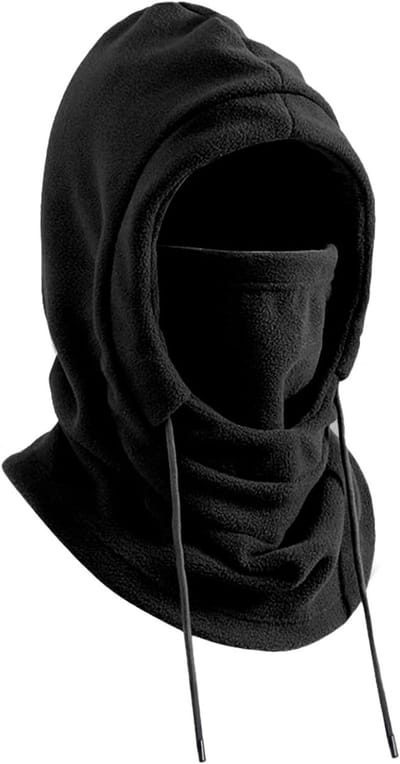 Multifunctionele Unisex Fleece Balaclava voor Buitenactiviteiten, Winddicht en Warm, Ideaal voor Fietsen, Motorrijden en Wandelen