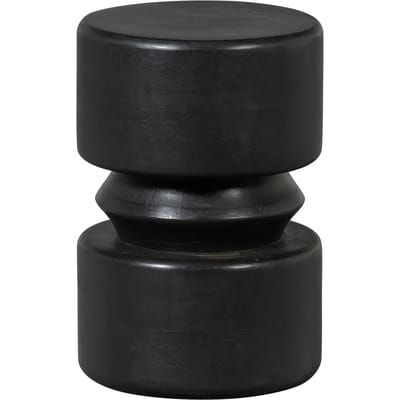 WOOOD Tuve Bijzettafel - Hout - Bruin/Zwart - 45x30x30