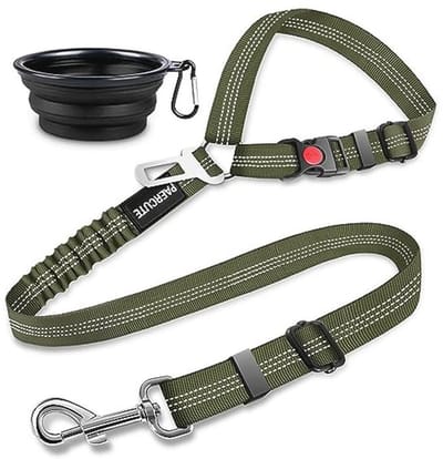 Instelbare intrekbare hondenautoveiligheidsgordels - Heavy Duty en Duurzaam Autoharnas voor Voertuigen