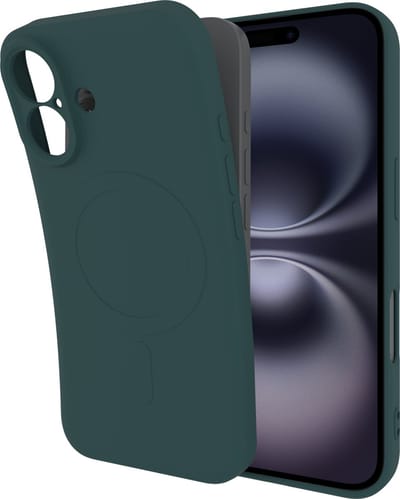 Just in Case hoesje geschikt voor iPhone 16 Hoesje geschikt voor MagSafe - Color Backcover - Groen