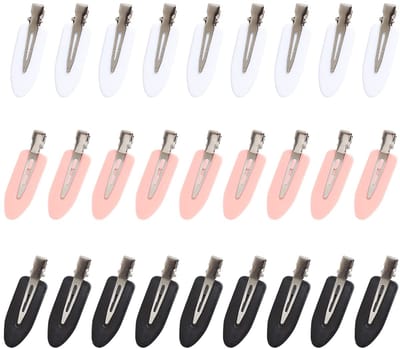 Dailygoods- Haarclips 27 Stuks - Geen Buiging - Alligator Haarspelden - Haaraccessoire - Pony Kapsel - Hoogwaardig Kunststof