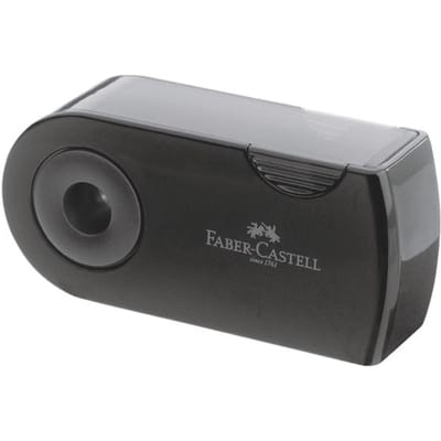 Faber-Castell puntenslijper - SLEEVE - dubbelgaats - zwart - FC-182700