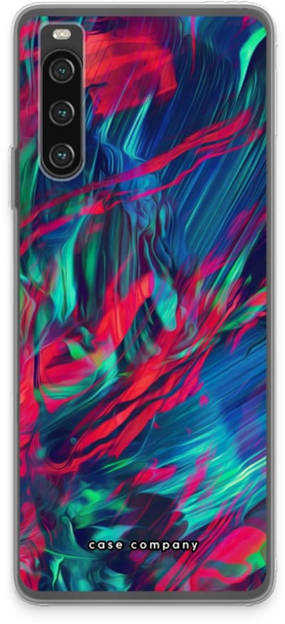 Case Company® - Hoesje geschikt voor Sony Xperia 10 IV hoesje - Pilgrims Of The Sea - Soft Cover Telefoonhoesje - Bescherming aan alle Kanten en Schermrand