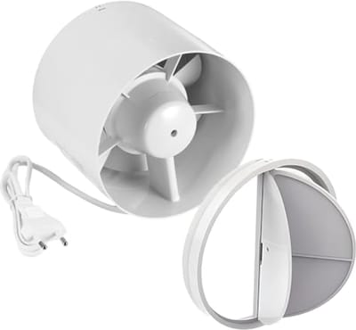 Inline Kanaalventilator voor Huishoudelijke Ventilatie - 100 mm, 130 m³/h