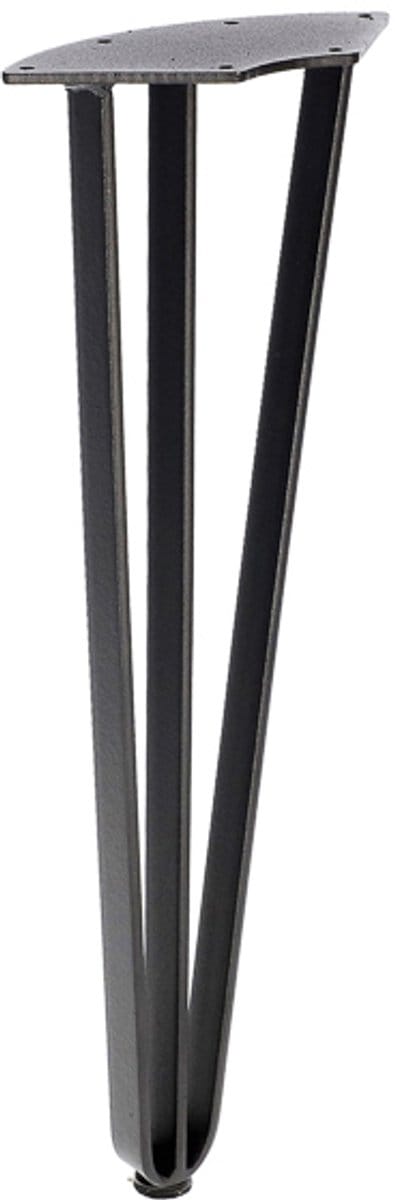 Seart Group Hairpin - Meubelpoten - 40 cm - Zwart - Roestvrij Staal
