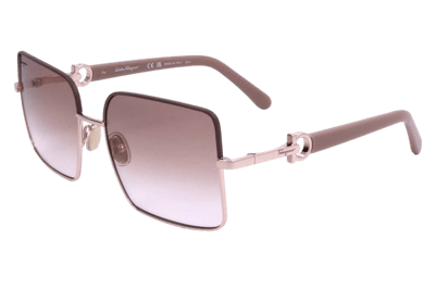 Ferragamo SF302SLN Rose gold/nude 60/18/140 WOMAN Zonnebrillen