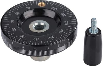 Allecto - Handwiel - Bakelieten materiaal - Voor frezen en draaien - 63mm formaat - Geschikt voor slijpmachines - Duurzaam en stevig - Handgereedschap