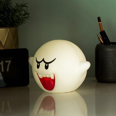 Super Mario 3D Boo Light met Geluid – Officieel Gelicentieerde Nintendo Merchandise, Sfeerlamp voor Thuis of Kantoor, Cadeau voor Retro Gamers- Paladone