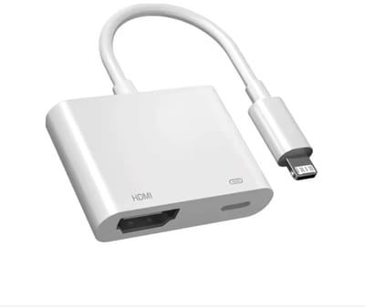 Lightning naar Digital AV - Koppelstuk - Adapter naar 1080P HDMI - Geschikt voor iPhone en iPad - Lightning - Digital AV Adapter - 1080P HDMI - CHPN