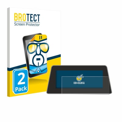 BROTECT - Screenprotector voor BMW 5 G30/G31 Navigation Business 2017-2019 - Folie Beschermfolie transparant 2 Stuks