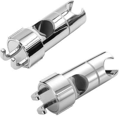 Dailygoods- Handdouchehouder 360° draaibaar - Douchekophouder - Verstelbaar - Corrosiebestendig - Robuust - Geschikt voor douchestangen 16-27 mm - Douchehouder