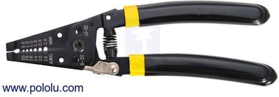 Wire Stripper 10-20 AWG Solid (12-22 AWG Stranded) striptang Pololu 1922
