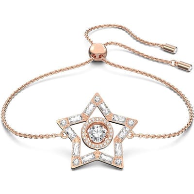 Bracelets Swarovski Stella en Cristal Synthétique pour Femmes Or Rose 5617882 Rose Gold|F|Box (Random Color) white