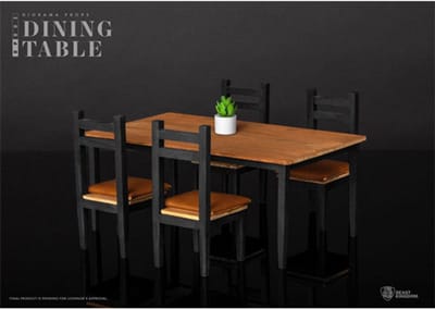 Beast Kingdom Toys Diorama Props Series Dining Table Set Action Figuur: accessories