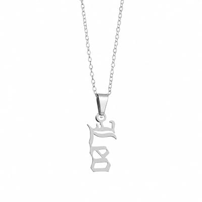 MoodLux Sterrenbeeld Ketting - Leeuw - Leo - Zilver - Roestvrij Staal – 50cm Halsketting met Zodiac Hanger - Mannen & Vrouwen – 12 Sterrenbeelden – Perfect Cadeau