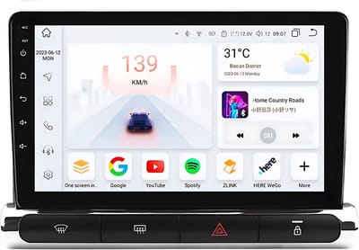 Autoradio met bluetooth - Carplay - Voor Citroën C3 & C4 Aircross (Brazilië) (2017-2023) - Geschikt voor Apple en Android - Stereo - Navigatie - Navigatiesysteem auto - 4GB 32GB