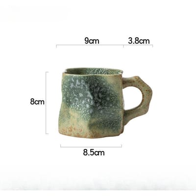 Keramische koffiekop met hoge gezichtswaarde, retro online beroemdheid, high-end, verfijnde ins-stijl, mok, waterbeker, kantoorbeker 201-300ml