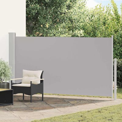 vidaXL - Tuinscherm - uittrekbaar - 170x300 - cm - grijs