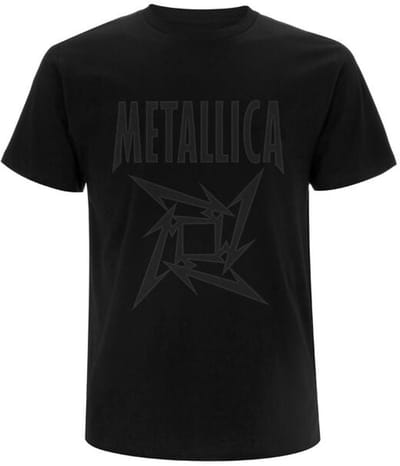 Metallica T-shirt - Black On Black Load Ninja - S tot 4XL - voor Mannen - zwart