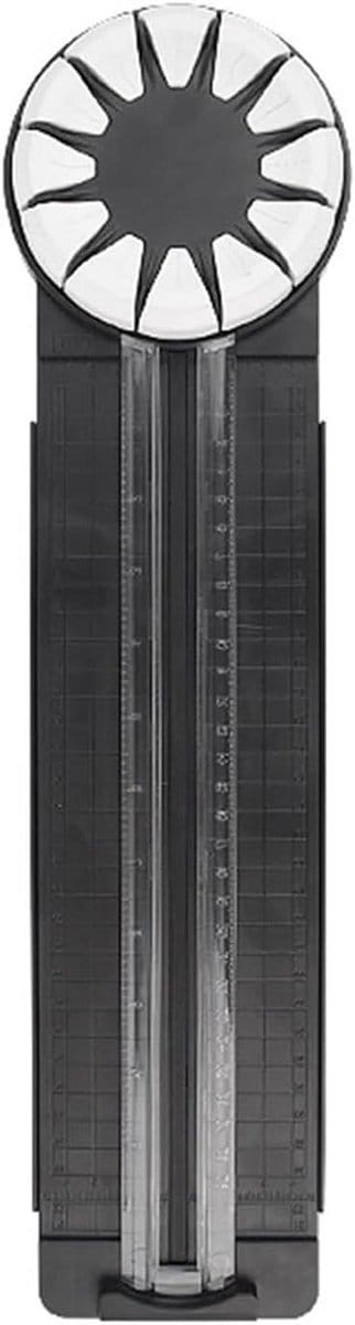 Papiersnijder - Papier trimmer - Papierambachten maken - 12-in-1 snijpatronen - 468 x 123 cm - Zwart