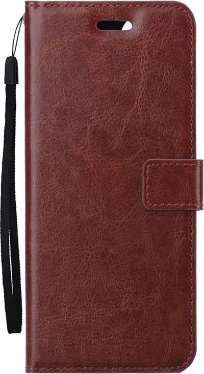 Hoesje Met Pasjeshouder - Geschikt voor OnePlus Nord CE4 - Luxe Bookcase Portemonee - Flip Case - Kunstleer Book Case - Flipcase - Book Cover - Walletcase - Portemonneehoes - Bruin