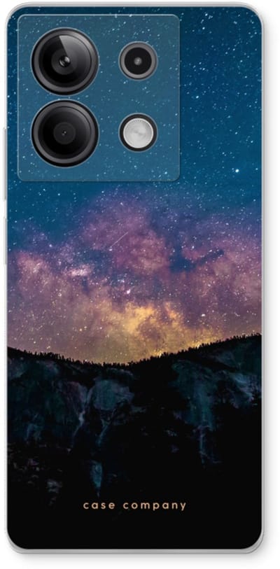Case Company® - Hoesje geschikt voor Xiaomi Redmi Note 13 5G hoesje - Travel to space - Soft Cover Telefoonhoesje - Bescherming aan alle Kanten en Schermrand