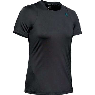 Under Armour Rush SS Dames Sportshirt - Maat XS - Black