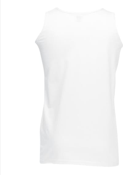 Set van 3x stuks witte tanktop / hemdje voor heren - Fruit of The Loom - katoen - mouwloos t-shirt / tanktops / singlet, maat: M M