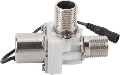 Watermagneetklep - Elektrisch Ventiel - Water Regelsystemen - Puls Opening Sluiting - G1/2 Inch - Zwart