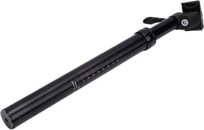 Verstelbare Zadelpen - Dropper Post Fiets - Fietscomfort Verbeteren - Schokabsorberend Aluminium - 31.6mm Diameter 150mm - Zwart