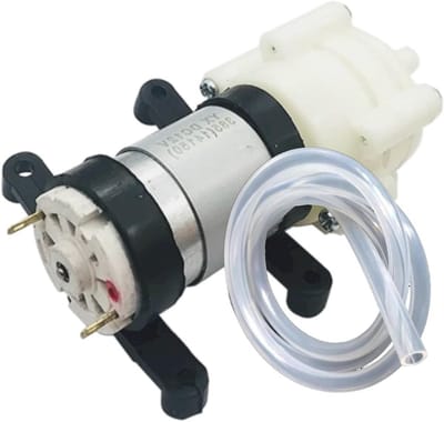 Zelfaanzuigende Membraanpomp DC 6V-12V met Waterleidingset | Kleine Waterpomp voor Doe-Het-Zelf en Circulatie