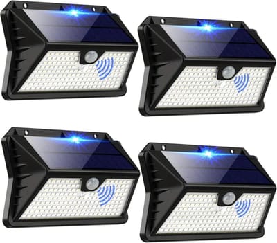 Bovista Tuinverlichting - Tuinlampen - Buitenverlichting - Tuin Verlichting - Led Lamp - Licht - Op Zonneenergie - Sensor - 4 stuks