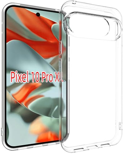 MobyDefend Hoesje - Geschikt voor Google Pixel 10 Pro XL - Transparante TPU Backcover - Volledig Doorzichtig