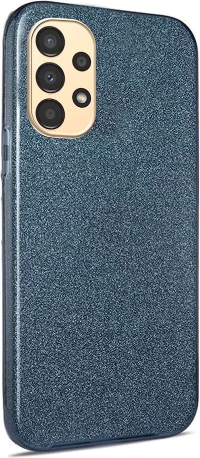 Hoesje Geschikt Voor Samsung Galaxy A04 hoesje glitter colour case backcover Zwart
